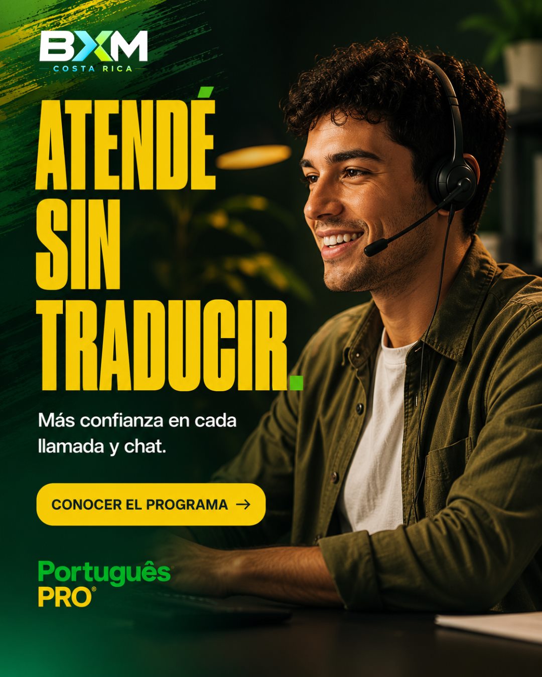Portugués para atención sin traducir